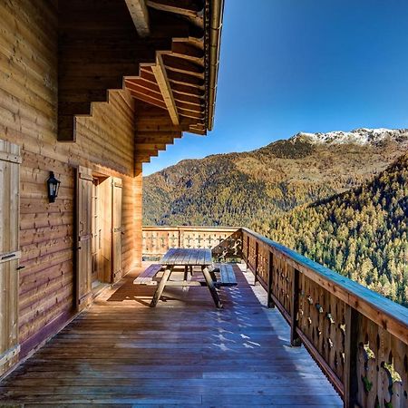 Chalet Le Chapeau La Tzoumaz Exterior foto